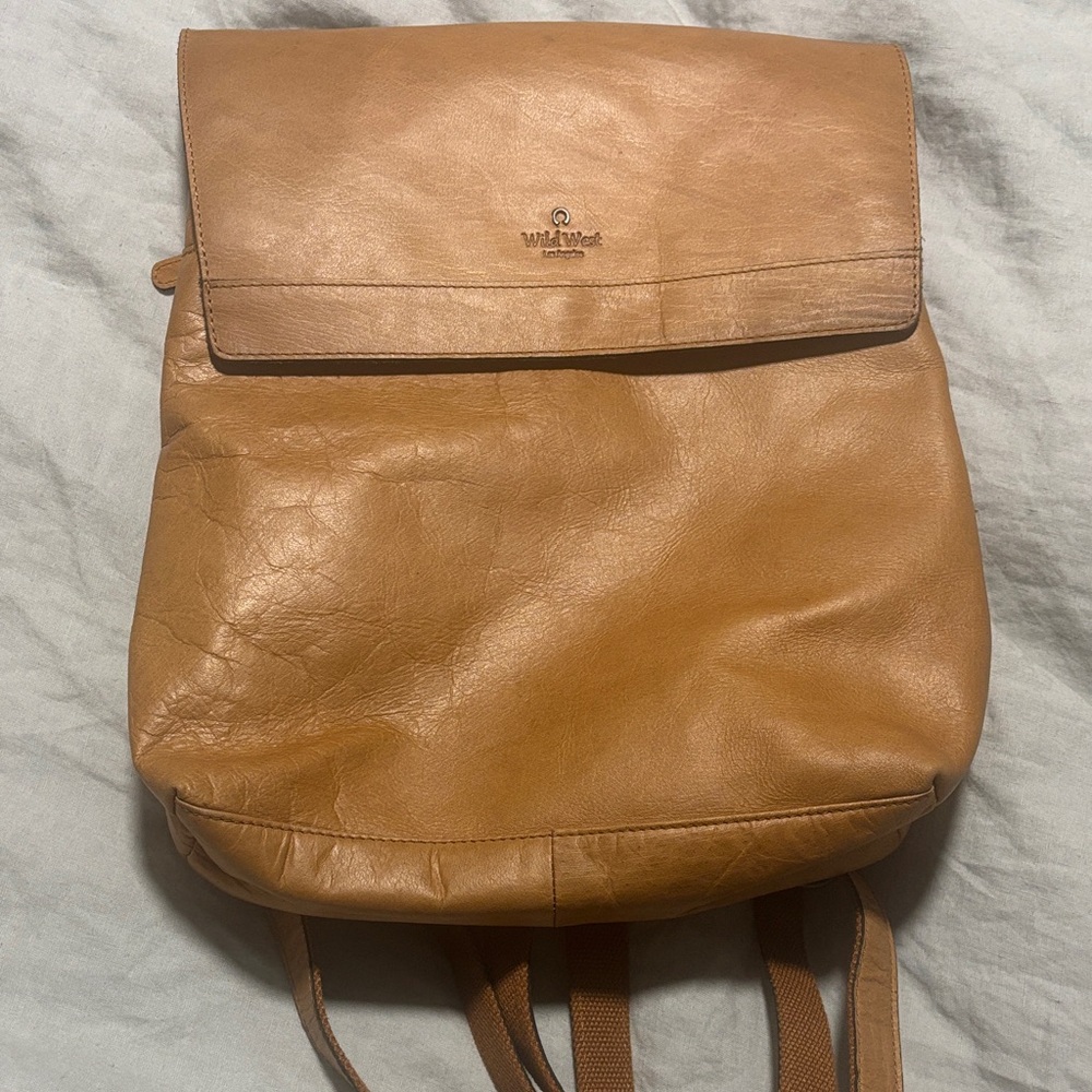Wild West Los Angeles leather backpack